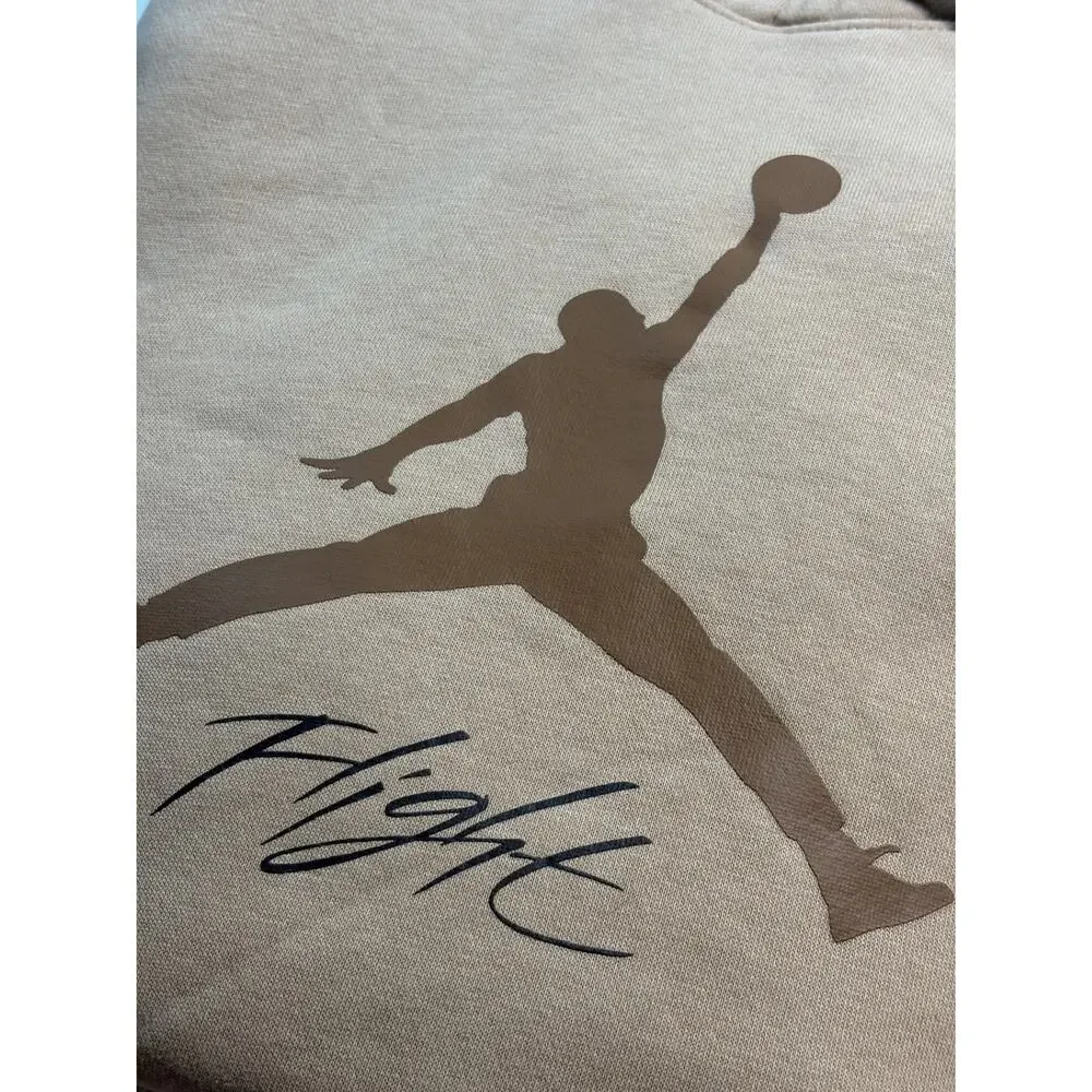 Jordan FLIGHT Men's Small Tan Jumpman Pullover Hoodie